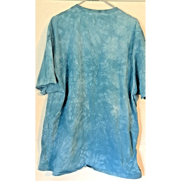 Vtg Y2K The Mountain 2001 T-Shirt 2XL Wolf Dreamcatcher Tie Dye - Excellent Cond - Picture 11 of 13